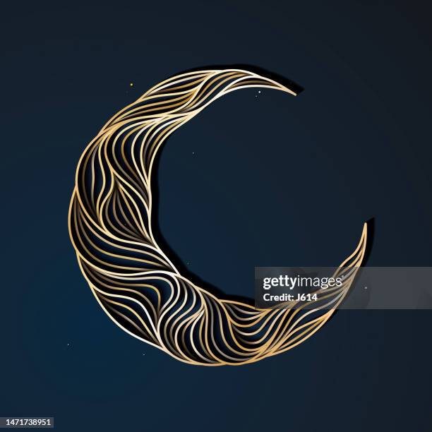 A Cresent Crescent Moon Drawings Photos and Premium High Res Pictures - Getty Images