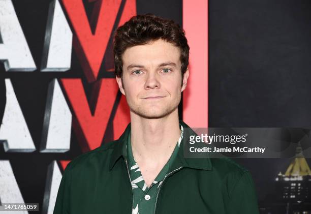 Jack Quaid attends Paramount's "Scream VI" World Premiere at AMC Lincoln Square Theater on March 06, 2023 in New York City.