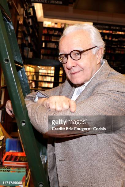 Chef Alain Ducasse poses during a portrait session in Paris, France on .