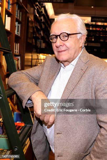 Chef Alain Ducasse poses during a portrait session in Paris, France on .