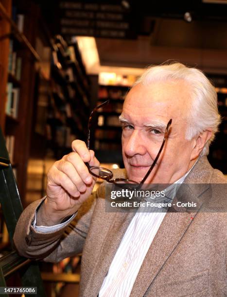 Chef Alain Ducasse poses during a portrait session in Paris, France on .