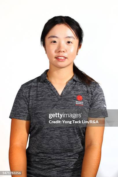 Hyojin Yang of South Korea poses for a portrait prior to The Women's Amateur Asia-Pacific Championship at Novotel Singapore on Stevens on March 07,...