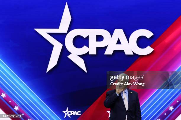 Chairman of the Conservative Political Action Conference Matt Schlapp speaks during the annual Conservative Political Action Conference at Gaylord...