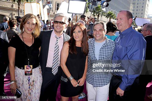 Paramount Pictures' president of digital entertainment Amy Powell, co-directors Dan Cutforth, Jane Lipsitz, President, Paramount Film Group Adam...