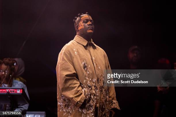 Rapper Lil Yachty performs onstage during day 3 of Rolling Loud Los Angeles at Hollywood Park Grounds on March 05, 2023 in Inglewood, California.