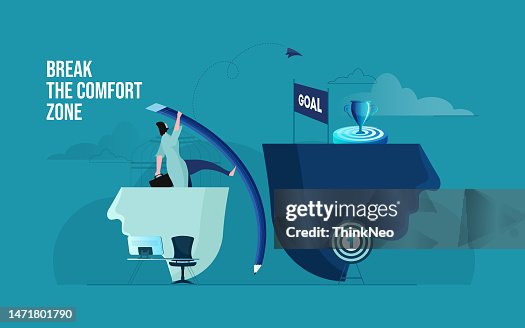 Breaking Limits Challenge Yourself To Overcome Boundary High-Res Vector ...