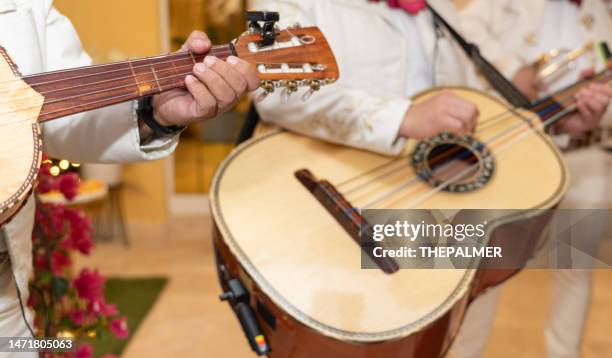 mariachi band  hands details - mariachi band stockfoto's en -beelden