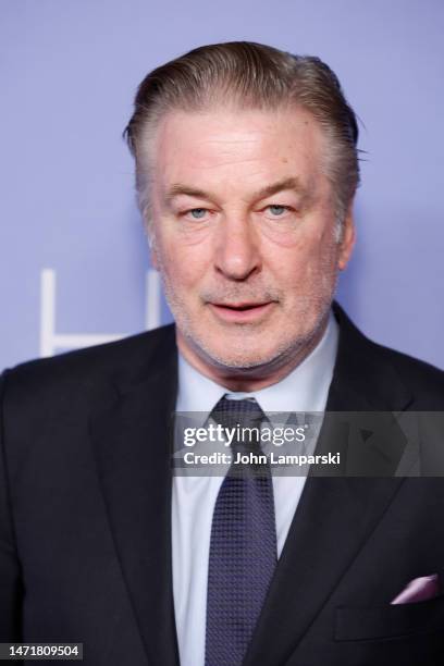 Alec Baldwin attends The Roundabout Gala 2023 at The Ziegfeld Ballroom on March 06, 2023 in New York City.