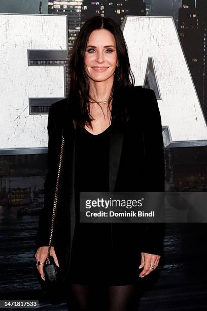 Courteney Cox attends the world premiere of Paramount's "Scream VI" at AMC Lincoln Square Theater on March 06, 2023 in New York City.