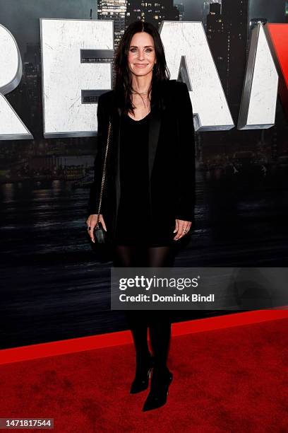 Courteney Cox attends the world premiere of Paramount's "Scream VI" at AMC Lincoln Square Theater on March 06, 2023 in New York City.