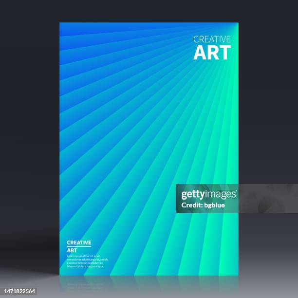 brochure template layout, blue cover design, business annual report, flyer, magazine - energy abstract green background stock illustrations