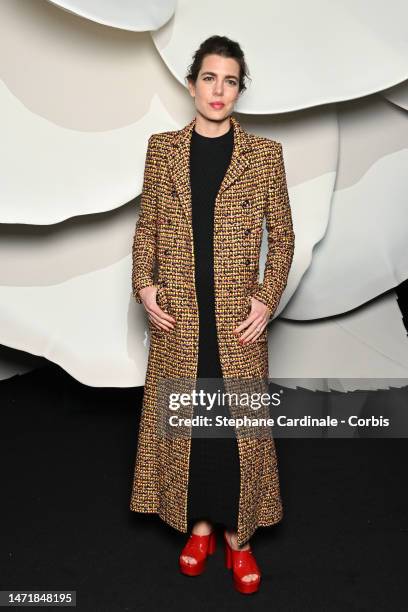 Charlotte Casiraghi attends the Chanel Womenswear Fall Winter 2023-2024 show as part of Paris Fashion Week on March 07, 2023 in Paris, France.