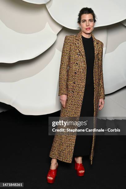 Charlotte Casiraghi attends the Chanel Womenswear Fall Winter 2023-2024 show as part of Paris Fashion Week on March 07, 2023 in Paris, France.