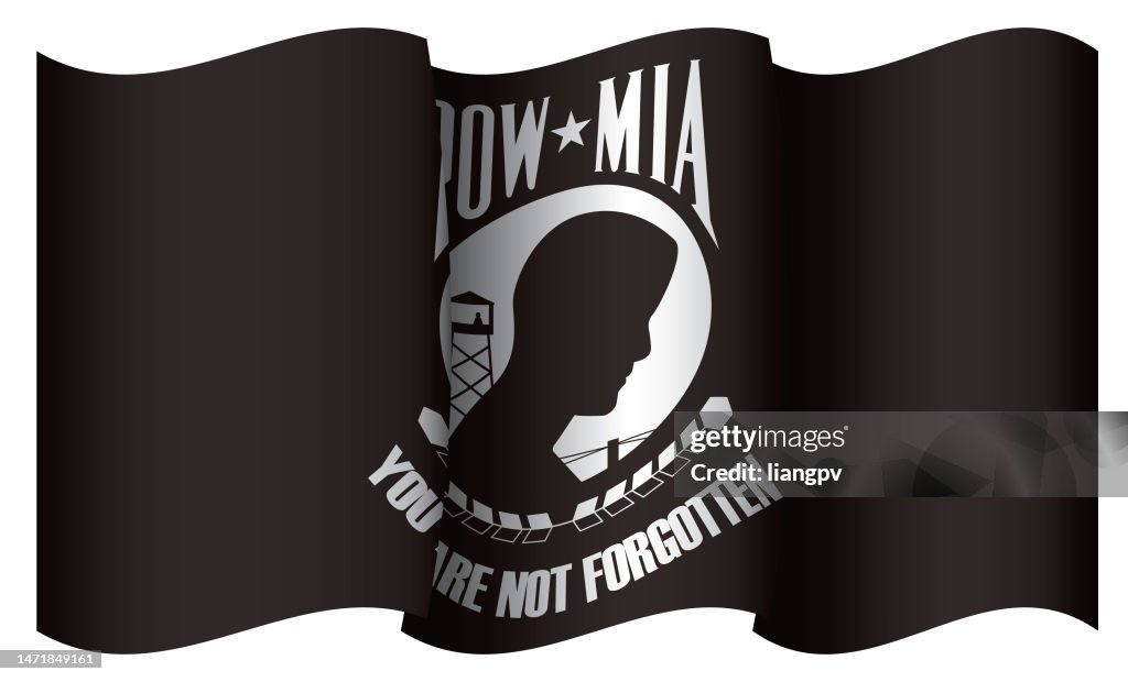 United States POW MIA flag