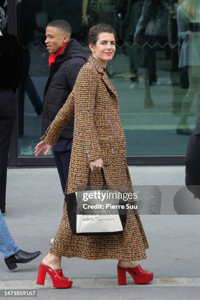 Charlotte Casiraghi attends the Chanel Womenswear Fall Winter 2023-2024 show as part of Paris Fashion Week on March 07, 2023 in Paris, France.