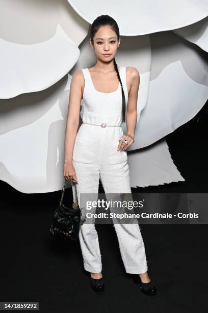 Jennie Ruby Jane attends the Chanel Womenswear Fall Winter 2023-2024 show as part of Paris Fashion Week on March 07, 2023 in Paris, France.