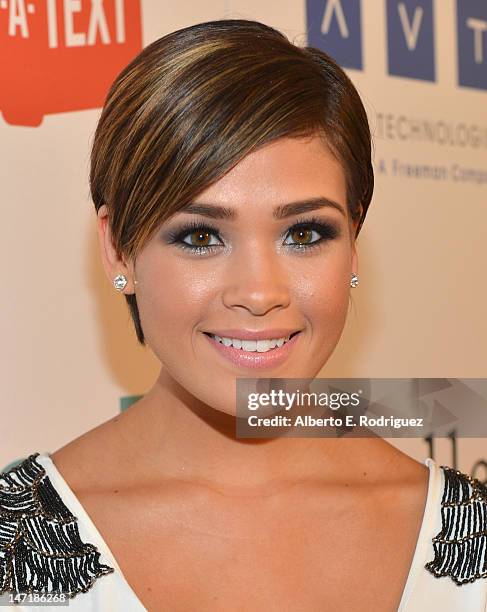 Actress Nicole Gale Anderson arrives to The Thirst Project's 3rd Annual Gala at The Beverly Hilton Hotel on June 26, 2012 in Beverly Hills,...