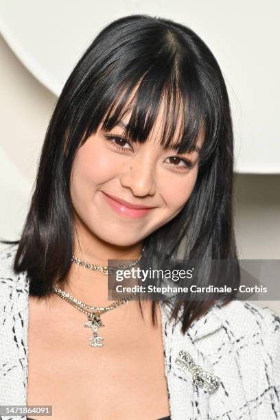 Nana Komatsu attends the Chanel Womenswear Fall Winter 2023-2024 show as part of Paris Fashion Week on March 07, 2023 in Paris, France.