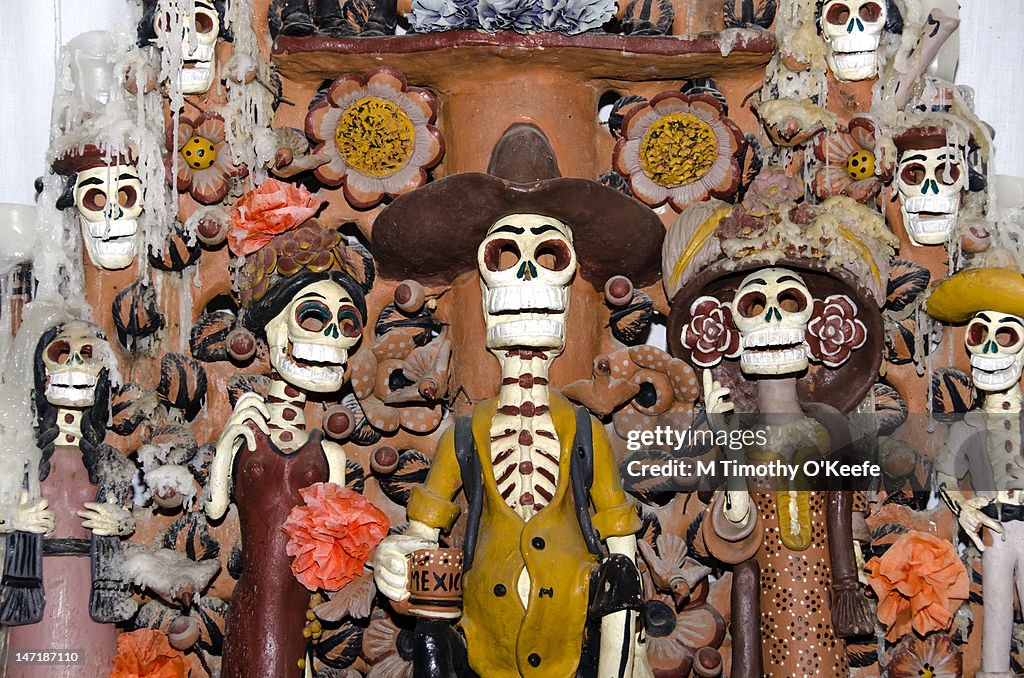 Mexican Day of the Dead altar