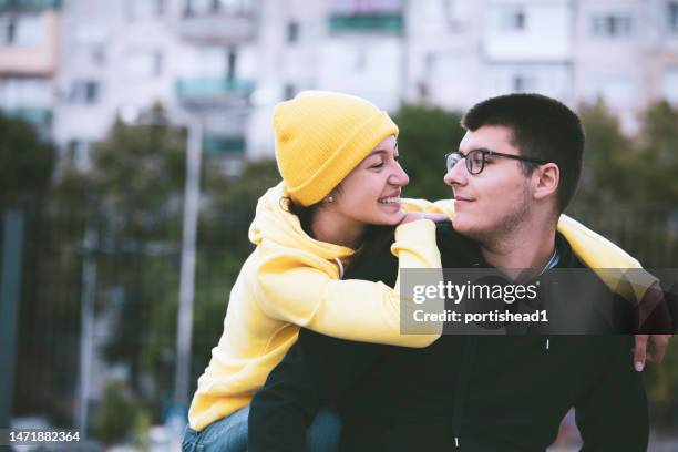 romantic couple - young love stock pictures, royalty-free photos & images