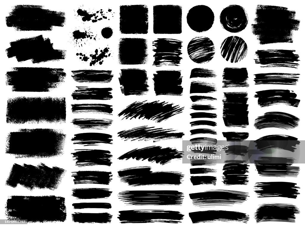 Backgrounds and brush strokes