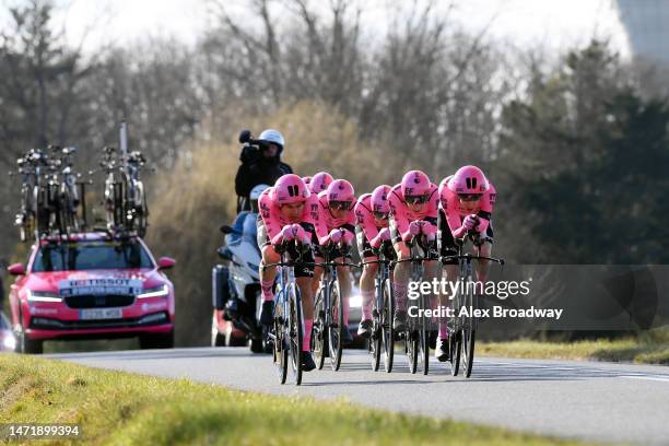 General view of Neilson Powless of The United States, Stefan Bissegger of Switzerland, Owain Doull of United Kingdom, Magnus Cort Nielsen of Denmark,...