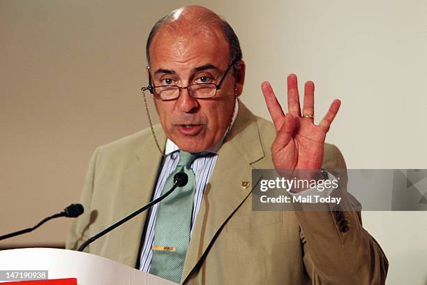 Muhtar Kent, chairman and chief executive officer of the Coca Cola company, during a news conference in New Delhi June 26, 2012. Coca-Cola Co, the...