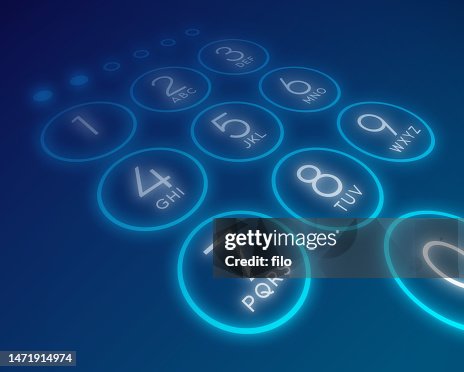 Phone Pin Code Vector Mobile Phone Pin Code Password Screen Entry High-Res Vector Graphic ...
