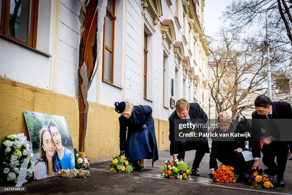 Dutch King Willem-Alexander And Queen Máxima : State Visit To Slovakia : Day One
