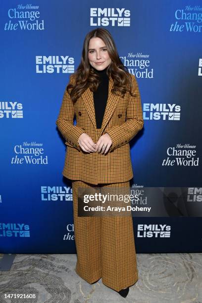 Sophia Bush attends EMILYs List's 2023 Pre-Oscars Breakfast at The Beverly Hilton on March 07, 2023 in Beverly Hills, California.