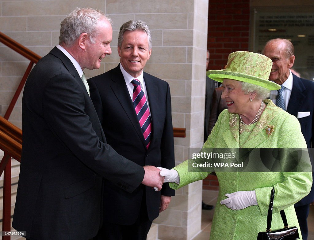 Queen Elizabeth II And Prince Philip, Duke Of Edinburgh Visit Northern Ireland - Day 2