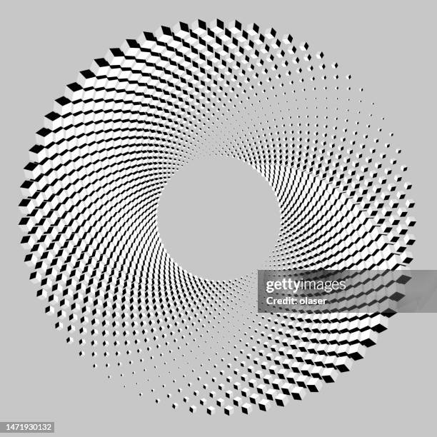 Swirl Pattern Math Rotating Swirl Pattern Made Of 3dcubes High-Res Vector Graphic - Getty ...