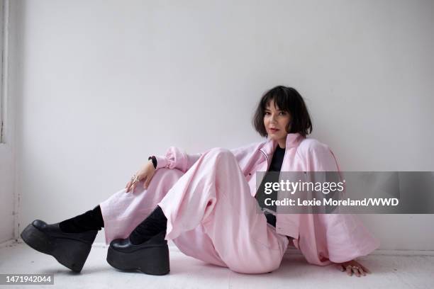 Singer Nanna Hilmarsdóttir from Of Monsters and Men is photographed for WWD on May 13, 2019 in New York City. PUBLISHED IMAGE.