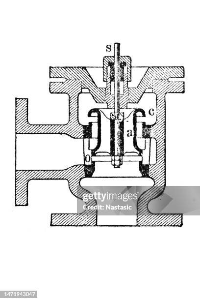 relieved valve - boiler engineer stock illustrations