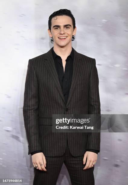 Jack Dylan Grazer attends the "Shazam! Fury of the Gods" UK Special Screening at Cineworld Leicester Square on March 07, 2023 in London, England.