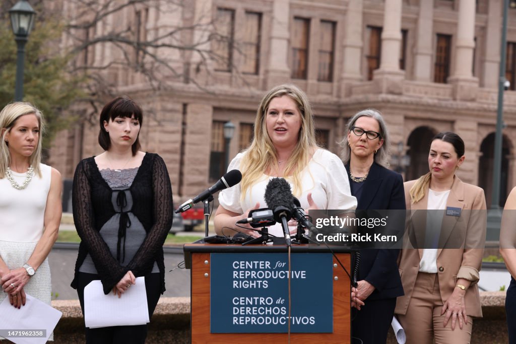 Plaintiffs Amanda Zurawski, Lauren Hall, Lauren Miller, CRR President ...