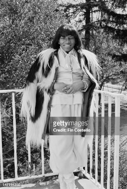 1st FEBRUARY: American singer Stephanie Mills posed at home in Mount Vernon, New York in February 1976.