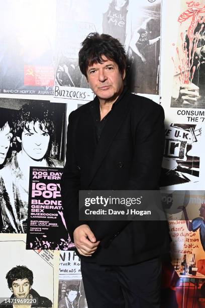 Clem Burke attends the "Dog Day" Afternoon Launch Event at The 100 Club on March 07, 2023 in London, England.