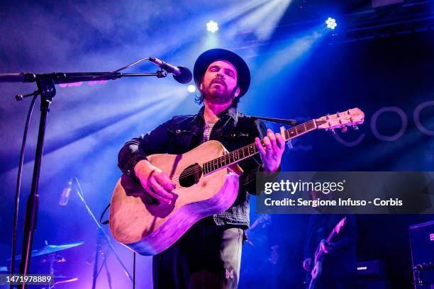 Gaz Coombes performs at Santeria Toscana 31 on March 07, 2023 in Milan, Italy.