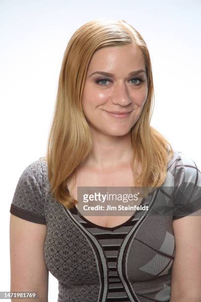 Actress Moira Cue poses for a portrait in Los Angeles, California on April 29, 2012.