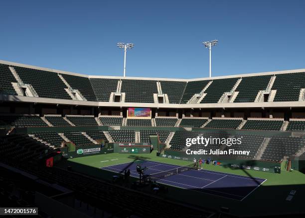 General view previewing the BNP Paribas Open on March 07, 2023 in Indian Wells, California.