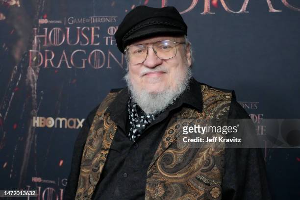 George R.R. Martin attends HBO's "House of the Dragon" FYC Screening at Directors Guild Of America on March 07, 2023 in Los Angeles, California.