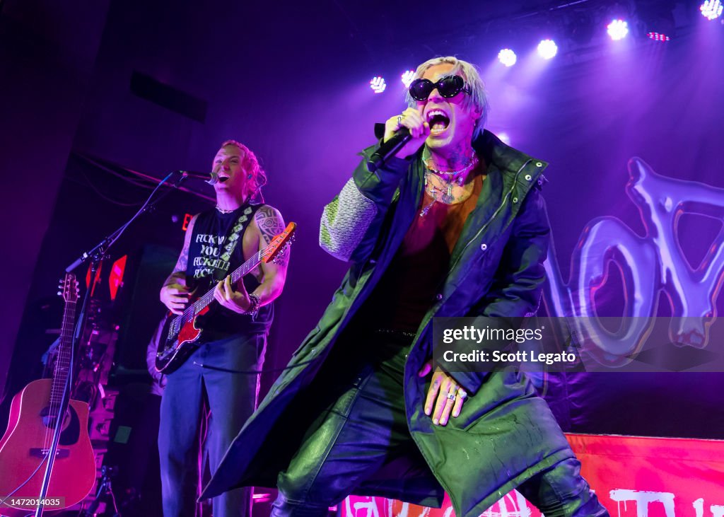 Mod Sun Rapper Mod Sun performs at St. Andrews Hall on March 07, 2023 in Detroit ...