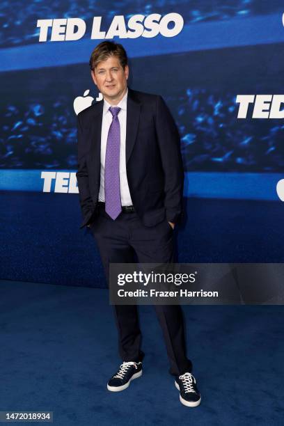 Bill Lawrence attends Apple Original Series "Ted Lasso" Season 3 Red Carpet Premiere Event at Westwood Village Theater on March 07, 2023 in Los...