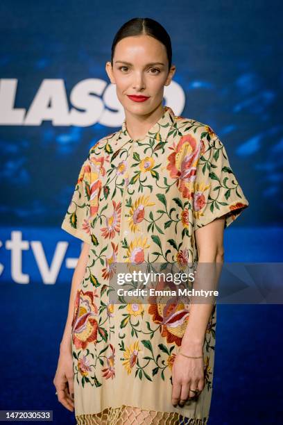 Jodi Balfour attends the Apple original series 'Ted Lasso' Season 3 red carpet premiere event at Westwood Village Theater on March 07, 2023 in Los...