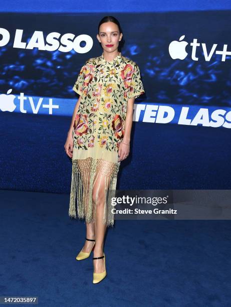 Jodi Balfour arrives at the Apple Original Series "Ted Lasso" Season 3 Red Carpet Premiere Event at Westwood Village Theater on March 07, 2023 in Los...