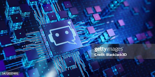 chatbot - cpu konzept - chatbot stock-fotos und bilder