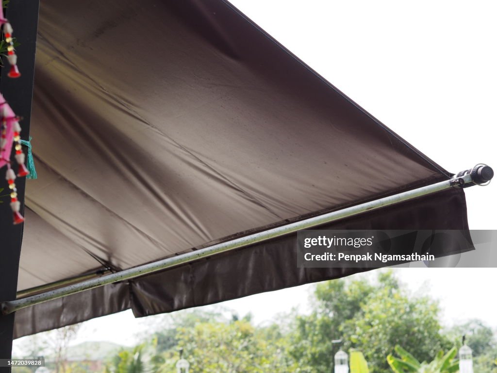 Canvas awning