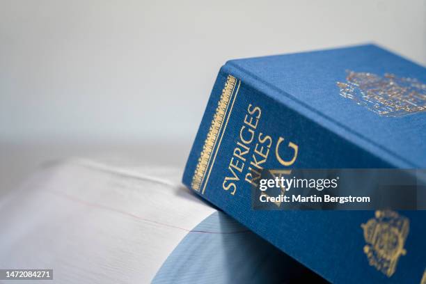 swedish law book - law books stock pictures, royalty-free photos & images