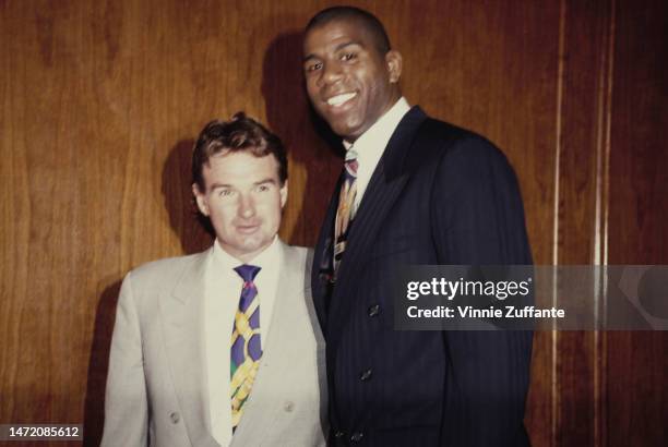 Jimmy Connors and Earvin "Magic" Johnson attend the 7th Annual Magic Johnson Sports Stars Award Salute to Jimmy Connors to Benefit the Muscular...